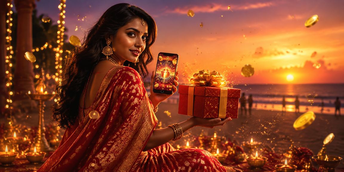 Indian cricket fans celebrating in stadium with mobile payments